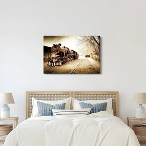 Obraz - Historická lokomotíva (90x60 cm)