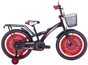 Fuzlu Detský bicykel Racing Sport 20" matný čierno-červený 11" 2023