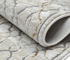 My Flair, Kusový koberec My Floor creme, 160x230, šedá, chodba / predsieň