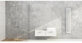 P.M.H. P2W/4 - Kúpeľňový rebríkový radiátor PLUTO 406W 150 cm biela