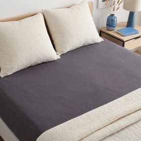 4Home jersey prestieradlo MAKO antracit, 90–100 x 200 cm, 90–100 x 200 cm