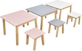 Svetloružová detská stolička BELLAMY Woody