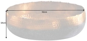 Ozdobná miska Orient 52cm zlatá s patinou