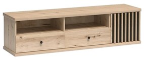 TV stolík Moderno C6 160 cm dub Artisan/čierny