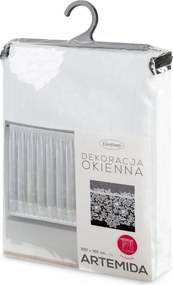ZÁCLONA NA PÁSKE ARTEMIDA 400X160 CM BIELA