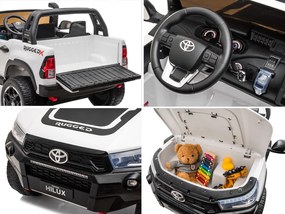JOKOMISIADA Elektromobil Toyota Hilux pre 2 osoby, model PA0250 biela