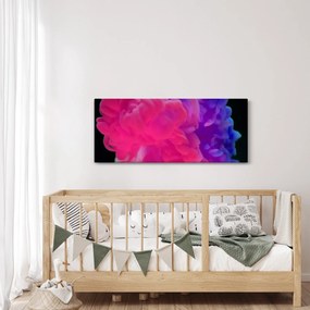 Obraz farebného dymu (120x50 cm)