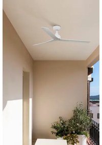 FARO 34274 - Stropný ventilátor MARINE M biela IP44 + diaľkové ovládanie