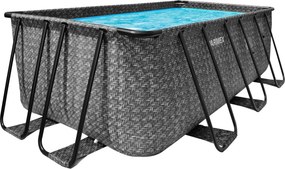 Marimex | Bazén Marimex Florida Premium 2,15x4,00x1,22 m s pieskovou filtráciou a príslušenstvom - motív RATAN | 19900124