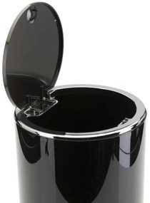 Sada kúpeľňových doplnkov Carmen čierna/prvky s chrómovou povrchovou úpravou