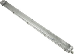 SADA 2x LED hermetických svietidiel Philips 2x128cm pre garáž a dielňu pre trubice