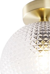 Inteligentné stropné svietidlo Art Deco mosadz vrátane Wifi A60 - Sphere