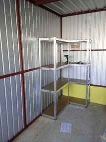 AKCIA - Balíček : 10x Regál 180x90x40 cm 5polic zinkovaný kovový