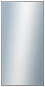 DANTIK - Zrkadlo v rámu, rozmer s rámom 50x100 cm z lišty Hliník šedá (7002006)