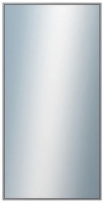 DANTIK - Zrkadlo v rámu, rozmer s rámom 50x100 cm z lišty Hliník šedá (7002006)