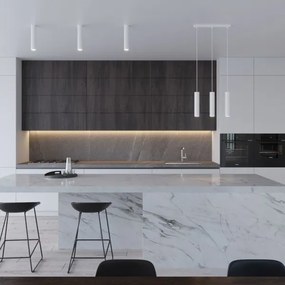 Sollux SL.0435 - Bodové svietidlo LAGOS 1xGU10/10W/230V biela