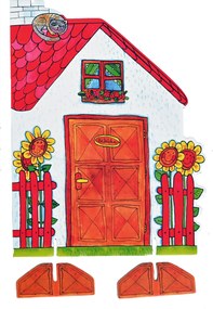 MARIONETINO – Babičkina chalúpka – kulisa k bábkovému divadlu