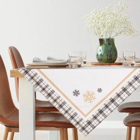 VIANOČNÝ OBRUS ANGEL 85X85 CM VZOROVANÝ