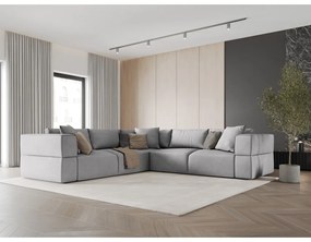 Svetlosivá rohová pohovka (variabilná) Esther – Milo Casa