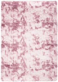 Plyšový koberec SILK Ombre - RUŽOVÝ