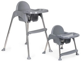 Detská jedálenská stolička 2v1 s popruhmi ECOTOYS