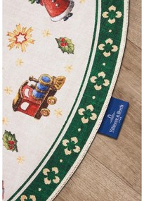 Zelený okrúhly koberec s vianočným motívom ø 150 cm Green Christmas – Villeroy&amp;Boch