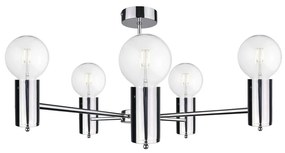 Luster na tyči ARD 5xE27/60W/230V lesklý chróm