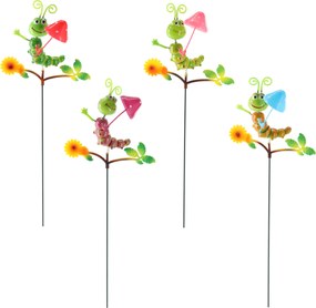 DEKORÁCIA NA VRCH Kvetináča / do záhrady – Húsenica 15 cm / 50 cm *5351