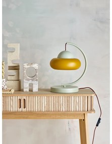 Okrovožltá/krémová stolová lampa (výška 34,5 cm) Bubble – Bloomingville
