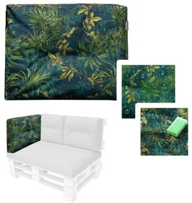 Záhradný vankúš FLORA ekolen, zelená tráva