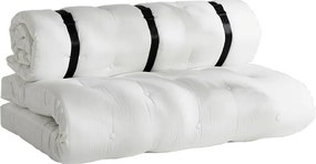 Biela rozkladacia pohovka vhodná do exteriéru Karup Design Design OUT™ Buckle Up White