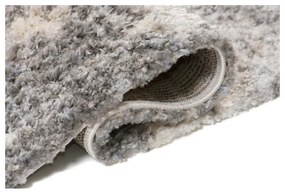 Kusový koberec shaggy Tezzy krémovo sivý 80x150cm