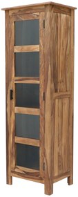 furniture-nabytek.cz - Vysoká vitrína z masívu palisander 60x180x45