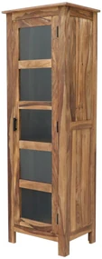 furniture-nabytek.cz - Vysoká vitrína z masívu palisander 60x180x45