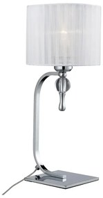 Retro stolová lampa Impress biele
