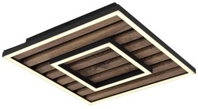 Globo 67345D - LED stropné svietidlo WOODY LED/18W/230V 3000K 30x30 cm