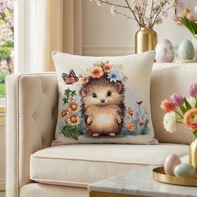 GOBELÍNOVÁ DEKORAČNÁ OBLIEČKA NA VANKÚŠ QUIFF 45X45 CM VZOROVANÁ