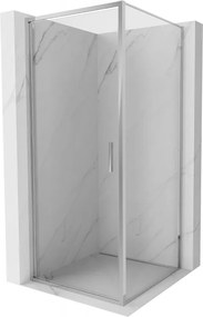 Mexen Exo, sprchovací kút s krídlovými dverami 95 x 95 cm, 6mm číre sklo, chrómový profil, 817-095-095-01-00