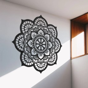 SENTOP | Drevená dekorácia na stenu mandala symbolika lotosový kvet I SENTOP PR0204