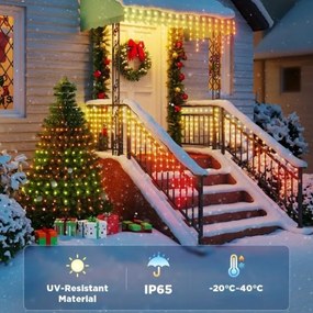 Govee - LED RGBIC Vonkajšia reťaz Smart cencúle 10m Wi-Fi Matter IP65