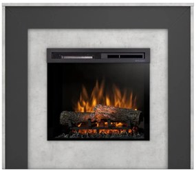 Elektrický krb Zuni 23 beton/cierny