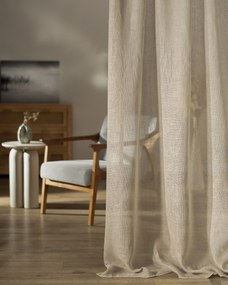 Zaves s riasením WAVE farba produktu béžová látka polopriehľadný, zapletaná, ľanová