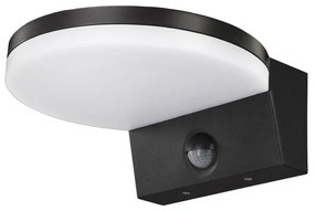 Top Light - LED Vonkajšie nástenné svietidlo so senzorom LED/15W/230V IP65 čierna TP1748