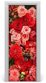 Fototapeta samolepiace kytice kvetov 95x205 cm