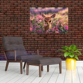 Obraz - Roztomilá srnčeka (90x60 cm)