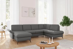 XXXLutz SEDACIA SÚPRAVA, textil, tmavosivá Sit & More - Sedačky - 00014401618S
