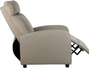 LuxuryForm DESIGN Televízne kreslo RUFO s polohovaním - béžové
