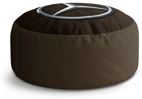 Sablio Taburet Circle Logo 5 Drevo: 40x50 cm