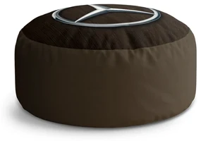Sablio Taburet Circle Logo 5 Drevo: 40x50 cm