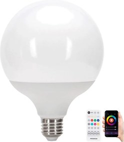 LED RGB Stmievateľná žiarovka MESH G120 E27/18W/230V 6500K + DO - Aigostar